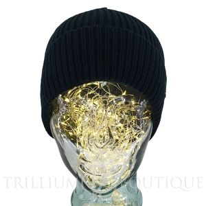 Hurley Hat Beanie Black Max Cuff 2.0 Cable Knit Medium Fit Outdoor Fall Classic